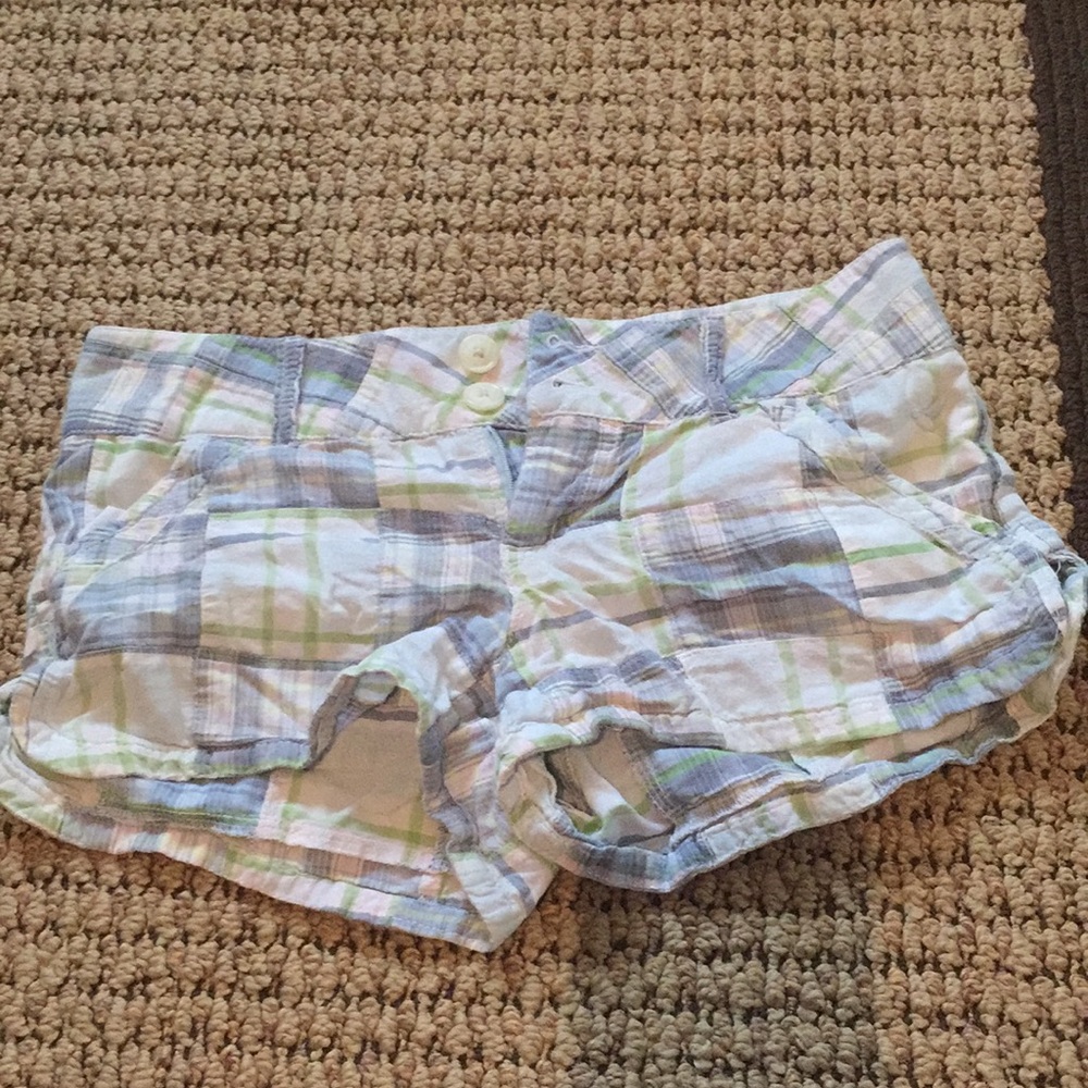 Grane Jeans Shorts Plaid Size 3
